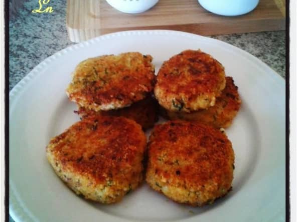 Boulettes de riz au persil et au jambon
