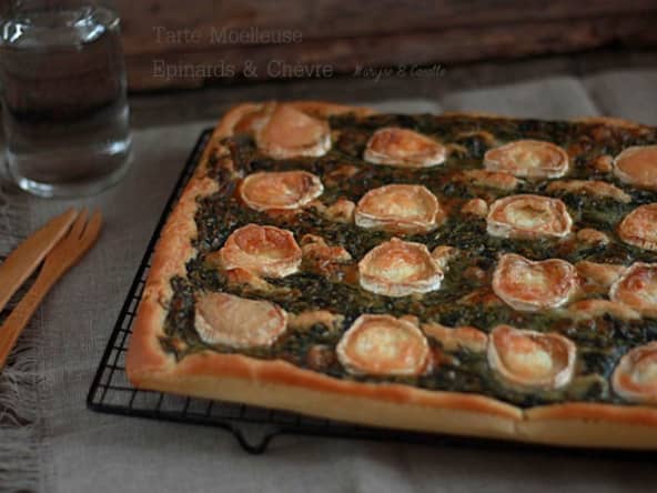 Tarte Moelleuse Épinards et Chèvre
