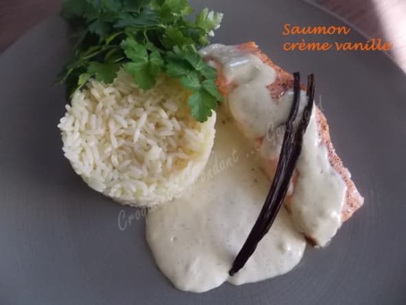 Saumon-crème vanille