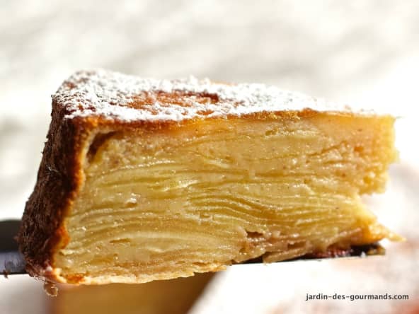 Gâteau feuilleté aux pommes