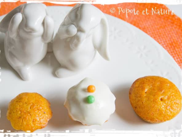 Mini carrot cakes aux écorces d'orange confites