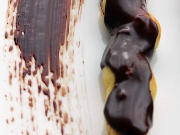 Eclair au chocolat comme un churros