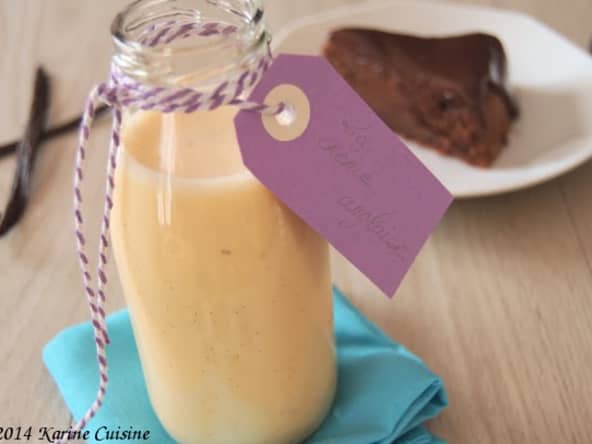 La crème anglaise vanillée légère