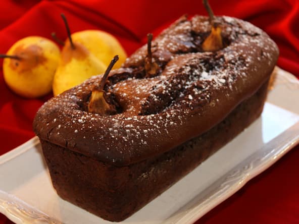 Cake poires chocolat