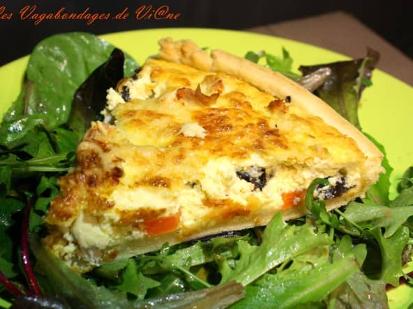 Quiche poulet pruneau