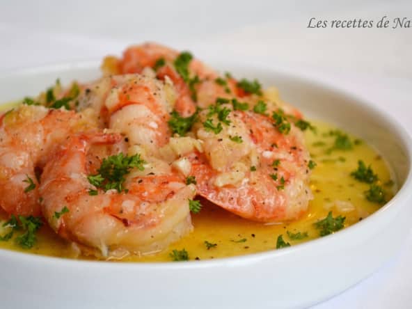 Scampis à l'ail