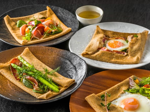 Choix de galettes bretonnes variées