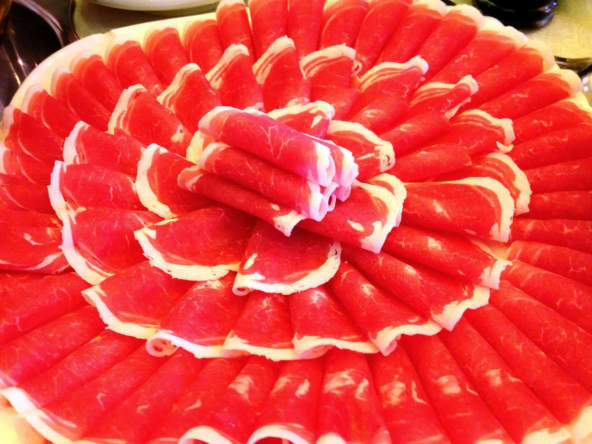 Cuisine en couleur rouge