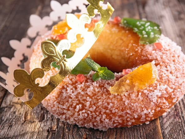 Brioche des Rois avec fruits confits