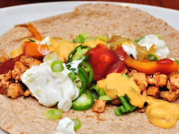 Chicken fajitas
