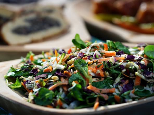 Salade d'hiver carotte et chou