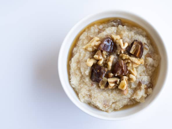 Crème de riz, céréales et érable