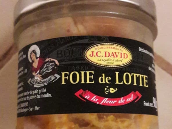 Conserve de foie de lotte à la fleur de sel
