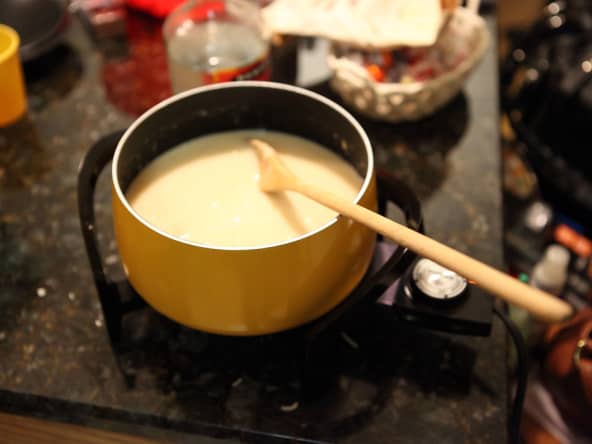 Caquelon de fondue savoyarde