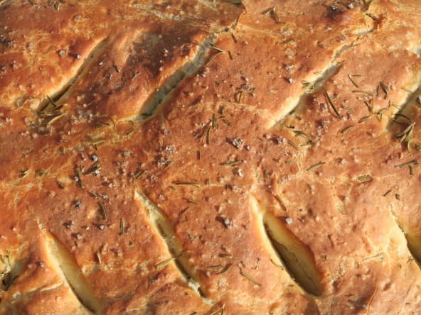 Gros plan sur une fougasse