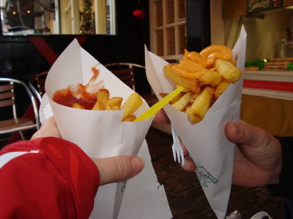 Frites à emporter