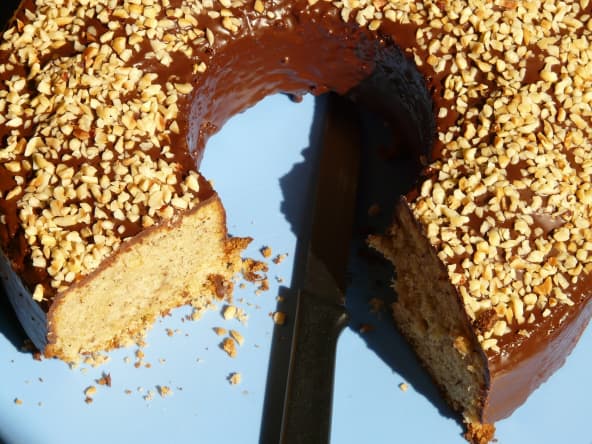 Gâteau chocolat noisettes