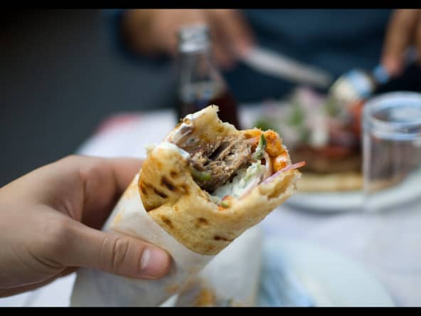 Wrap souvlaki