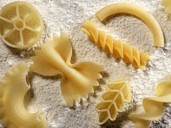 Faine et pâtes alimentaires