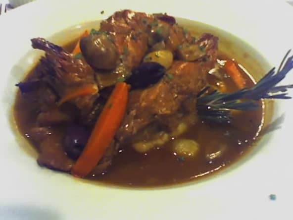 Civet de lapin aux pommes de terre