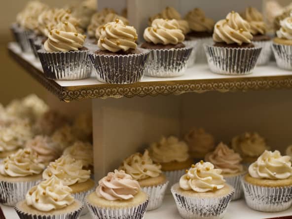 Buffet de cupcakes