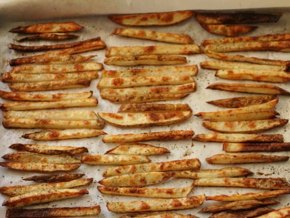 Frites au four sans friture