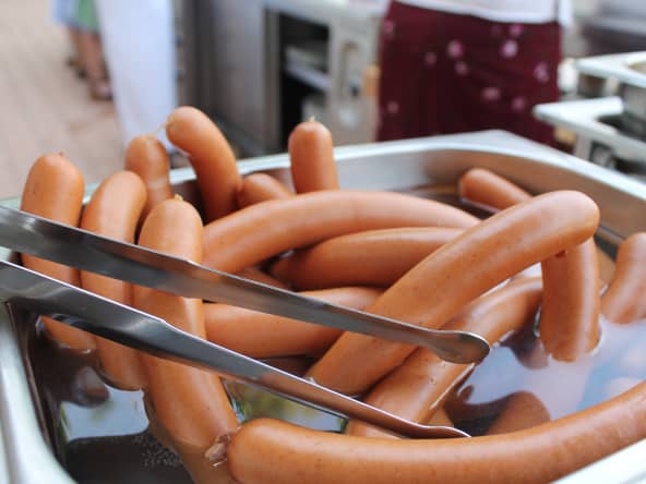 Knacki cuits à l'eau