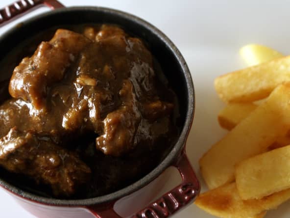 Carbonade flamande frites