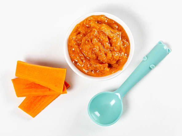 Purée de carottes pour bébé
