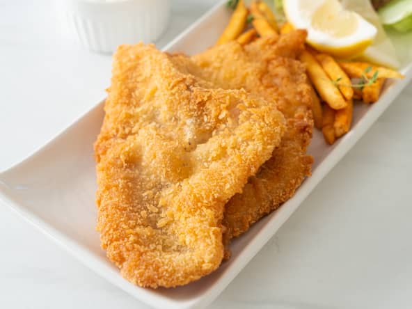 Panure à l'anglaise pour un fish and chips