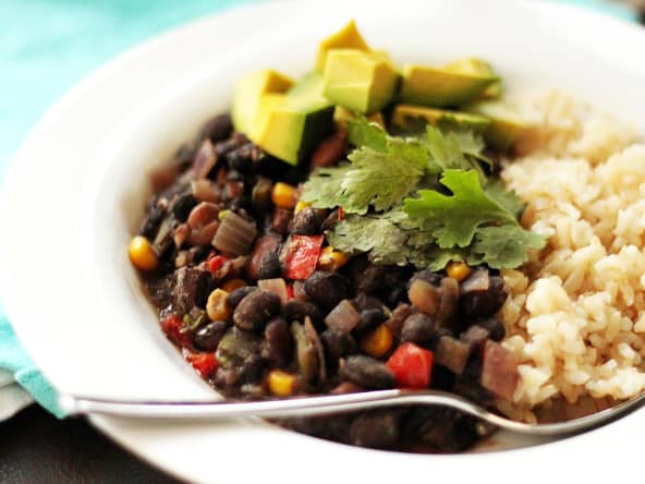 Ragoût de haricots noirs cubains