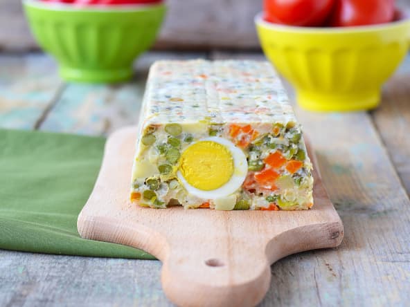 Terrine de légumes à l'oeuf