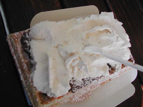 Gaufre chantilly