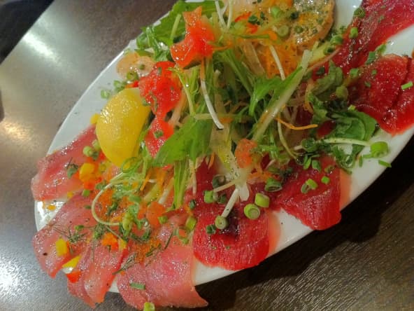 Carpaccio de boeuf