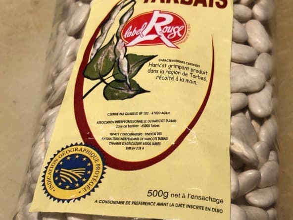 Sachet de haricots tarbais Label Rouge