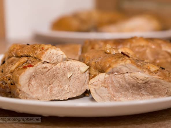 Palette de porc rôtie