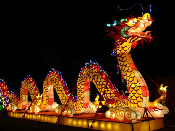 Dragon de lumière