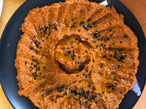 Assiette de muhammara