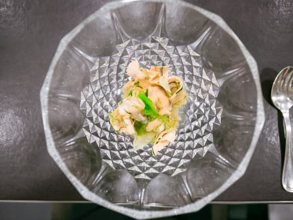 Paloures et copeaux de foie gras