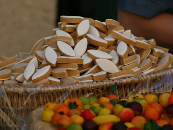 Calissons dans un panier