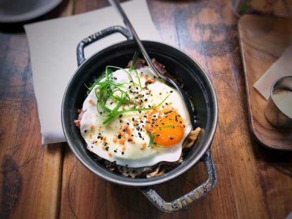 Bibimbap dans une mini-cocotte