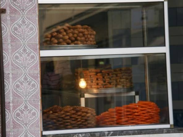 Makroud, zlabia et gabelouz