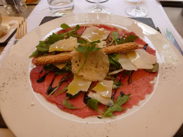 Carpaccio de boeuf