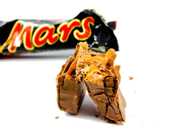 Mars la barre chocolatée