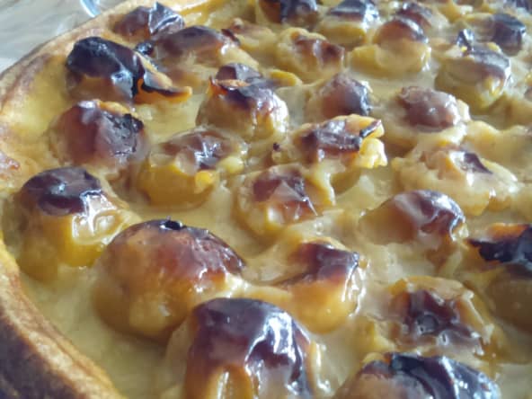 Tarte aux mirabelles