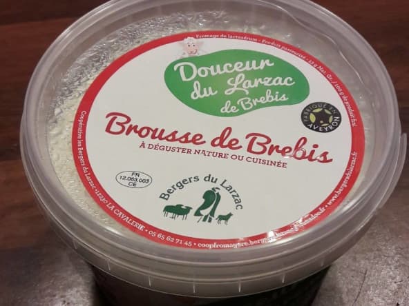 Pot de fromage brousse de brebis