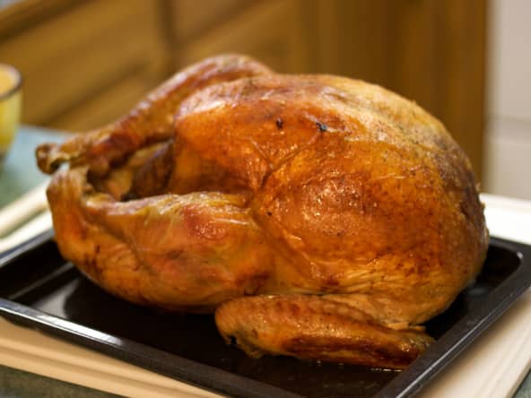Dinde rôtie