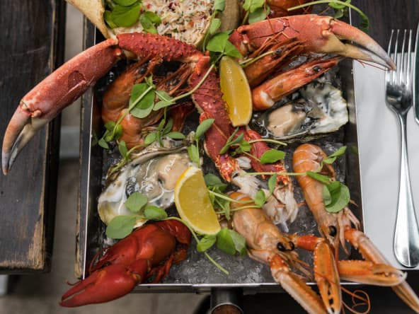 Fruits de mer en mélange