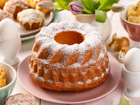 Babka sur une assiette