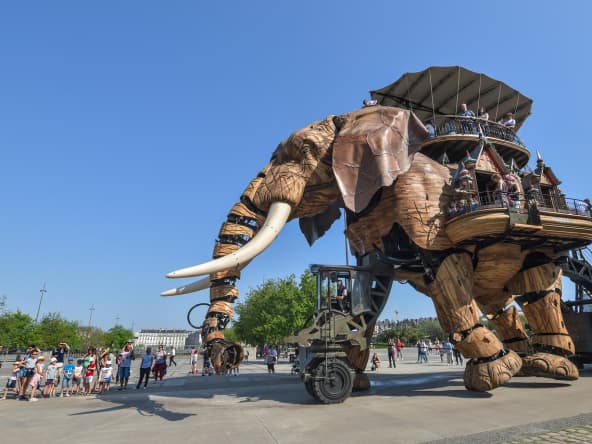 Eléphant mécanique de la ville de Nantes